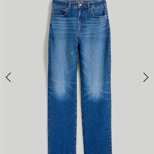 Madewell Curvy 90s Straight Jeans Barlow Wash